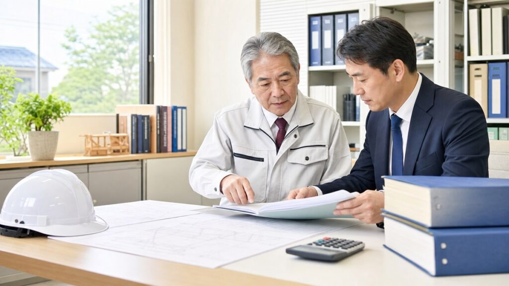 建設会社M&Aで確認する許可、経審、工事台帳を表すコラム画像